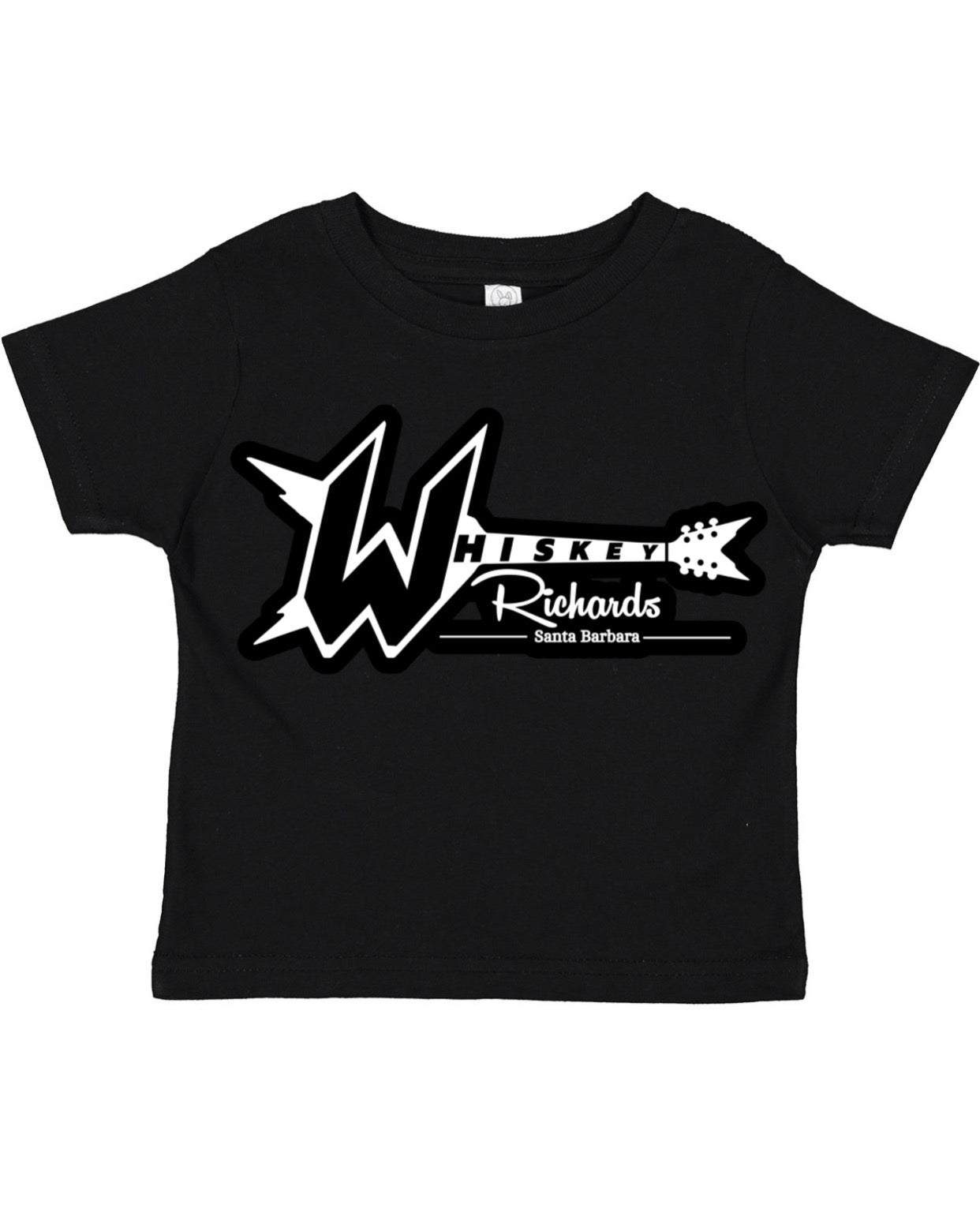 Toddler Tshirt Front Guitar logo