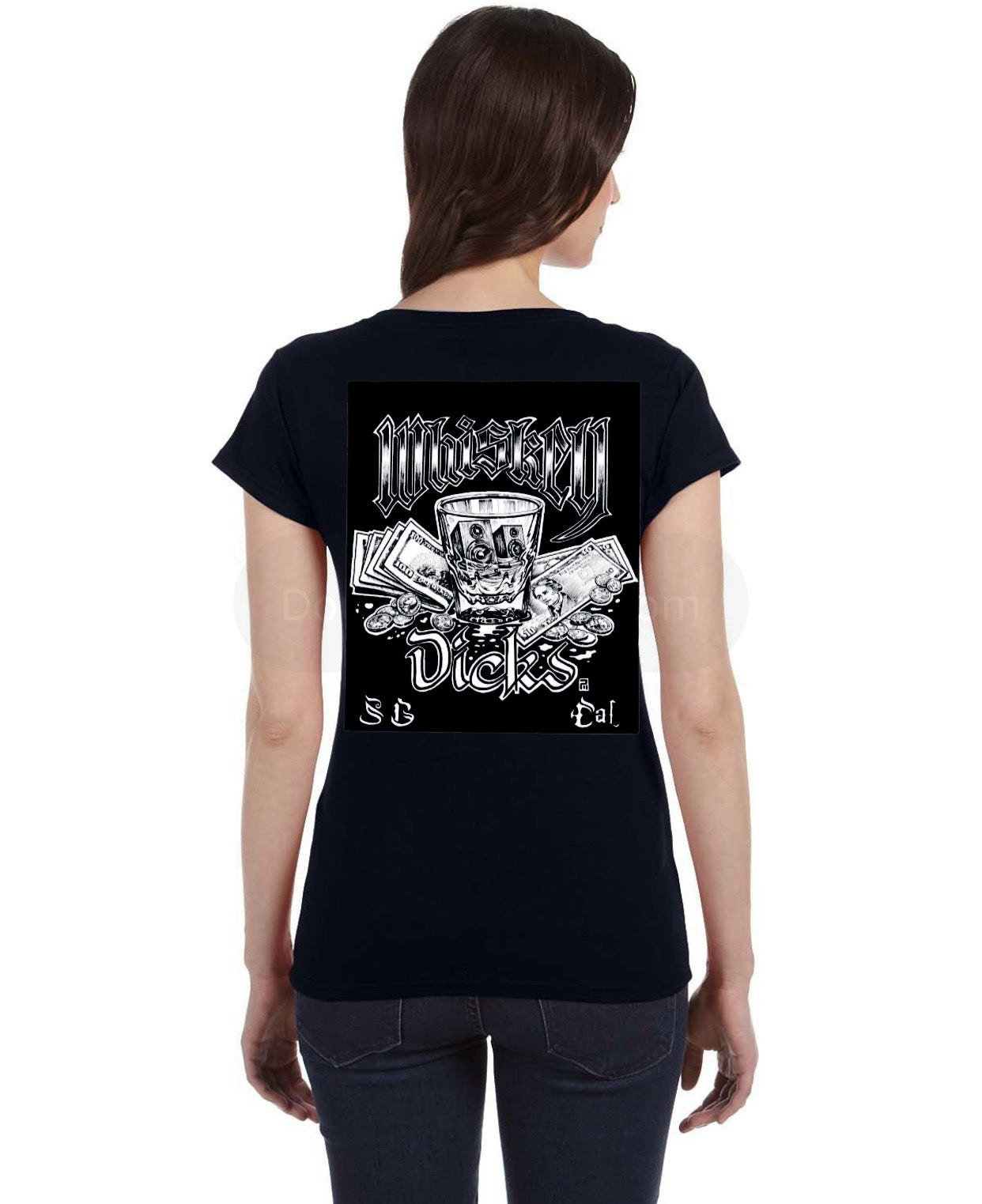 V neck fitted Tee