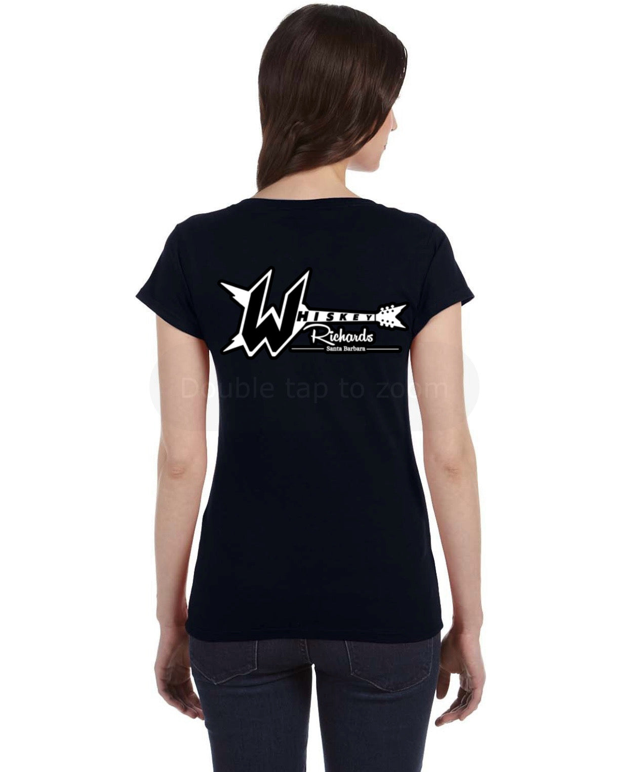 Fitted V neck