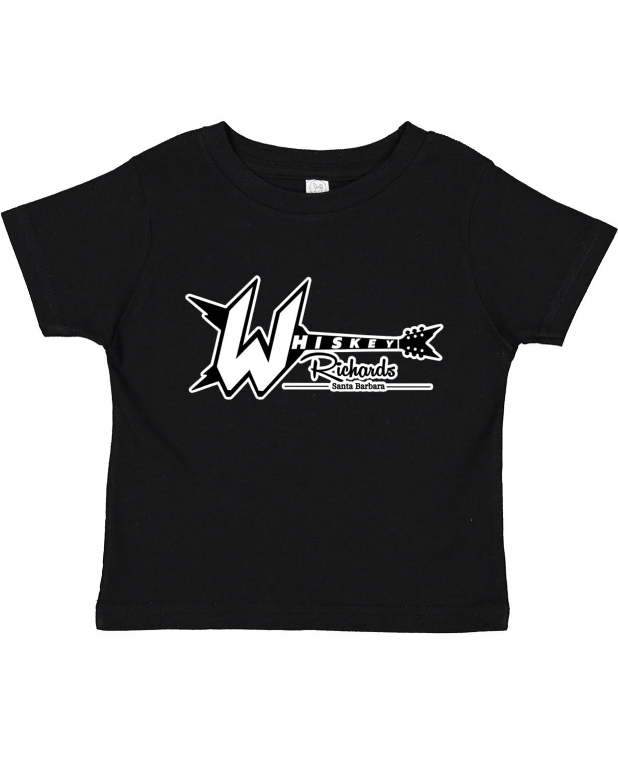 Toddler Tshirt Front Guitar logo