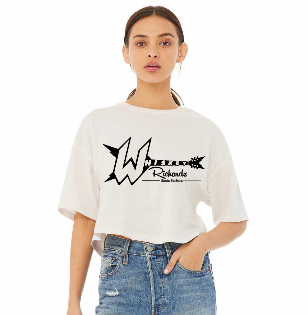 Crop Tee Front Logo